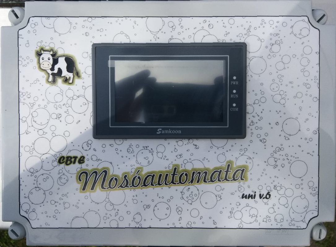 Fejőgép és mosás HMI